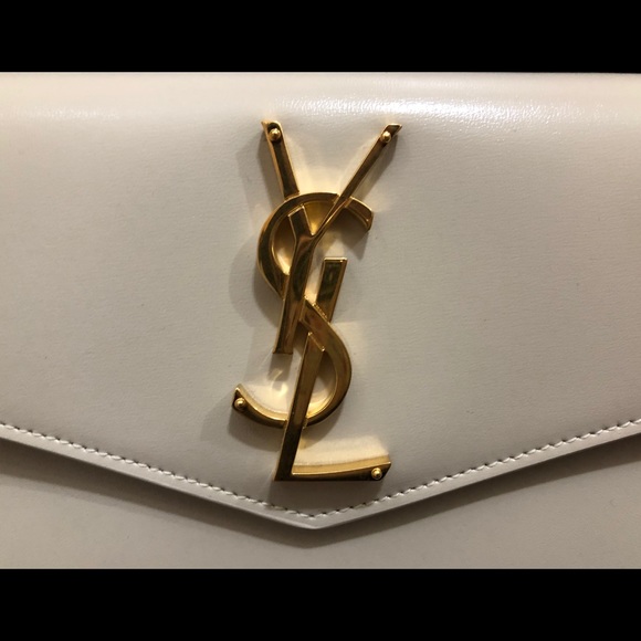 YSL Uptown Clutch - Smooth Leather & Gold Hardware - Picture 4 of 7